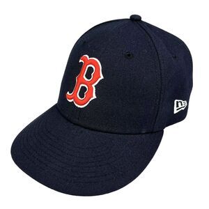 New Era Boston Red Sox Baseball Cap Hat MLB 90's Authentic Collection Size 7 1/4